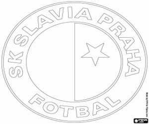 Coloriage Logo de Slavia Prague