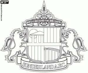 Coloriage Logo de Sunderland
