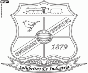 Coloriage Logo de Swindon Town FC