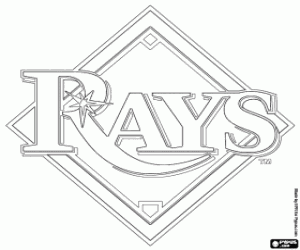 Coloriage Logo de Tampa Bay Rays