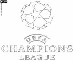 Coloriage Logo de UEFA Champions League