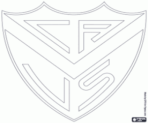 Coloriage Logo de Vélez Sársfield