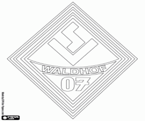 Coloriage Logo de Waldhof Mannheim