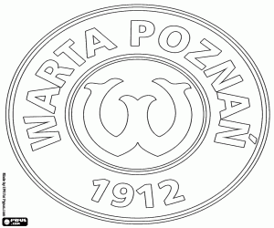 Coloriage Logo de Warta Poznań