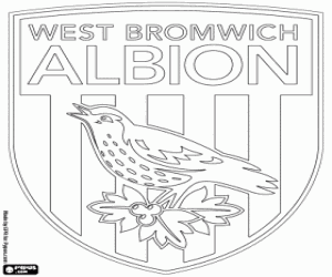 Coloriage Logo de West Bromwich Albion