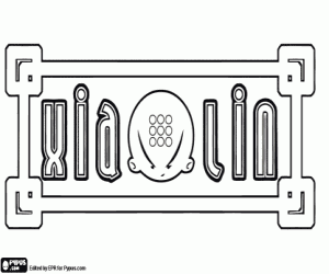 Coloriage Logo de Xiaolin