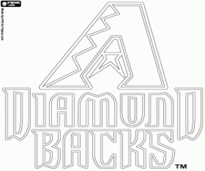 Coloriage Logo des Diamondbacks d'Arizona