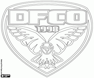 Coloriage Logo du Dijon FCO