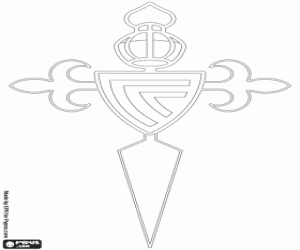 Coloriage Logo du Real Club Celta de Vigo