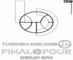 Coloriage Logo Euroleague Final Four Berlin 2016