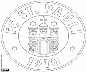 Coloriage Logo du FC St. Pauli