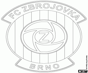 Coloriage Logo du FC Zbrojovka Brno