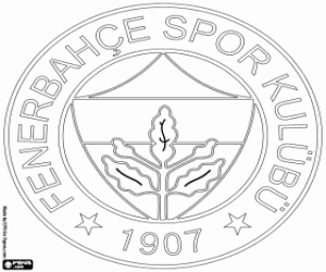 Coloriage Logo du Fenerbahce