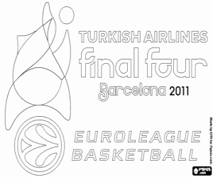 Coloriage Logo Final Four Barcelona 2011