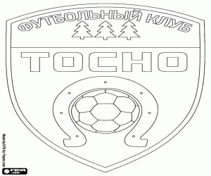 Coloriage Logo du FK Tosno
