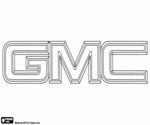 Coloriage Logo General Motors Company