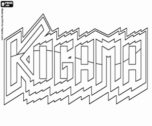 Coloriage Logo du jeu vidéo Kogama