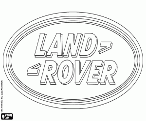 Coloriage Logo Land Rover