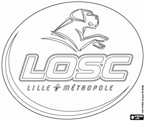 Coloriage Logo du Lille