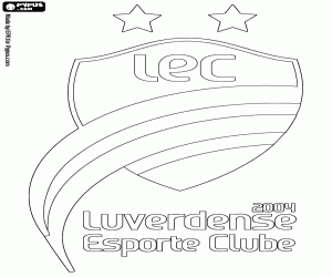 Coloriage Logo Luverdense EC