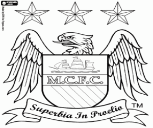 Coloriage Logo du Manchester City