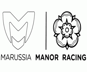 Coloriage Logo Manor Marussia F1 Team