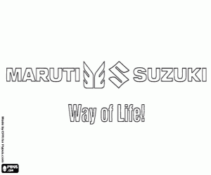 Coloriage Logo Maruti Suzuki