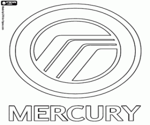 Coloriage Logo Mercury