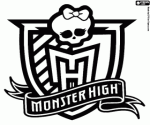 Coloriage Logo Monster High