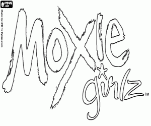 Coloriage Logo Moxie Girlz