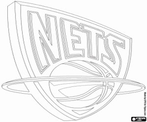 Coloriage Logo des New Jersey Nets