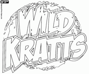 Coloriage Logo original de Wild Kratts