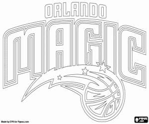 Coloriage Logo des Orlando Magic