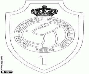 Coloriage Logo du Royal Antwerp FC