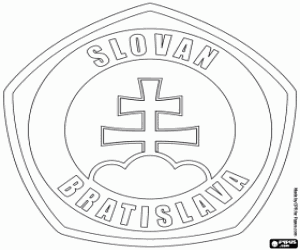 Coloriage Logo du Slovan Bratislava