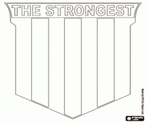 Coloriage Logo du The Strongest