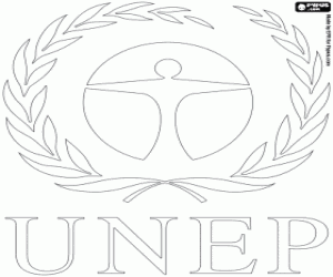Coloriage Logo du UNEP