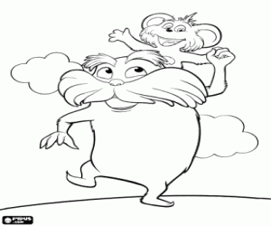 Coloriage Lorax et Pip vivent dans la forêt
