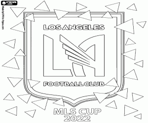 Coloriage Los Angeles FC, MLS CUP 2022