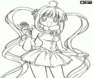 Coloriage Luchia chantant, Mermaid Melody
