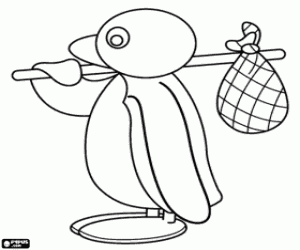 Coloriage L’aventure de Pingu le pingouin