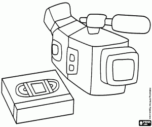 Coloriage Pour l’enregistrement vidéo
