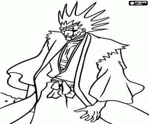 Coloriage L’imposante Kenpachi Zaraki