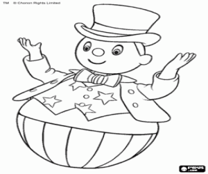 Coloriage M. Wobby, un personnage de Oui-Oui