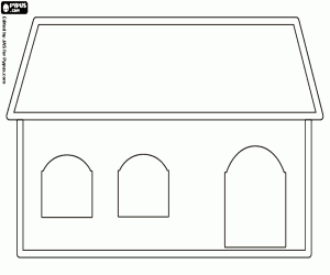 Coloriage La maison des trois ours