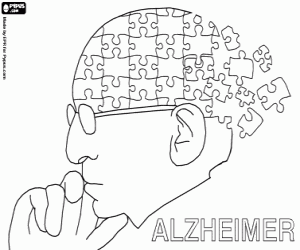 Coloriage Maladie d'Alzheimer