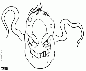Coloriage Le maléfique Hannibal Roy Bean
