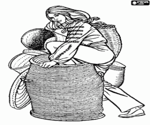 Coloriage Marion, protagoniste féminine