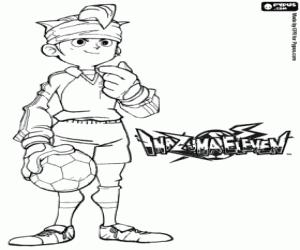 Coloriage Mark Evans de Inazuma Eleven