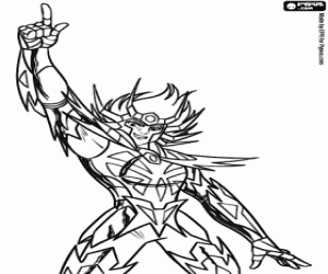 Coloriage Masque de la mort, Saint Seiya
